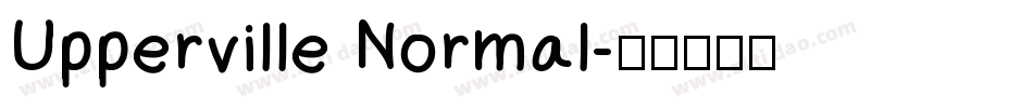 Upperville Normal字体转换